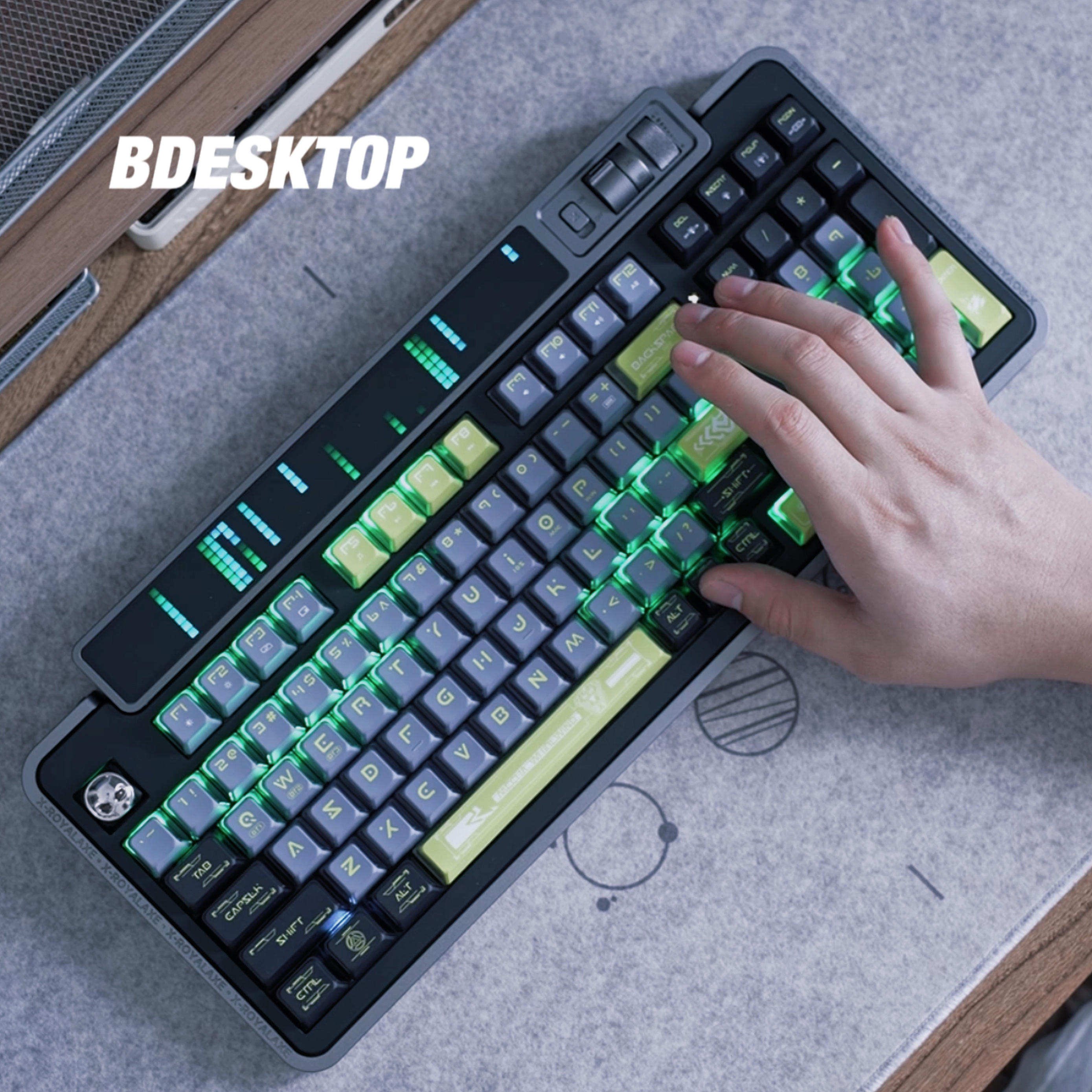 Bdesktop Design Shop | RoyalaxeXL98 Wireless mechanical keyboard gaming esports full key supports three modes