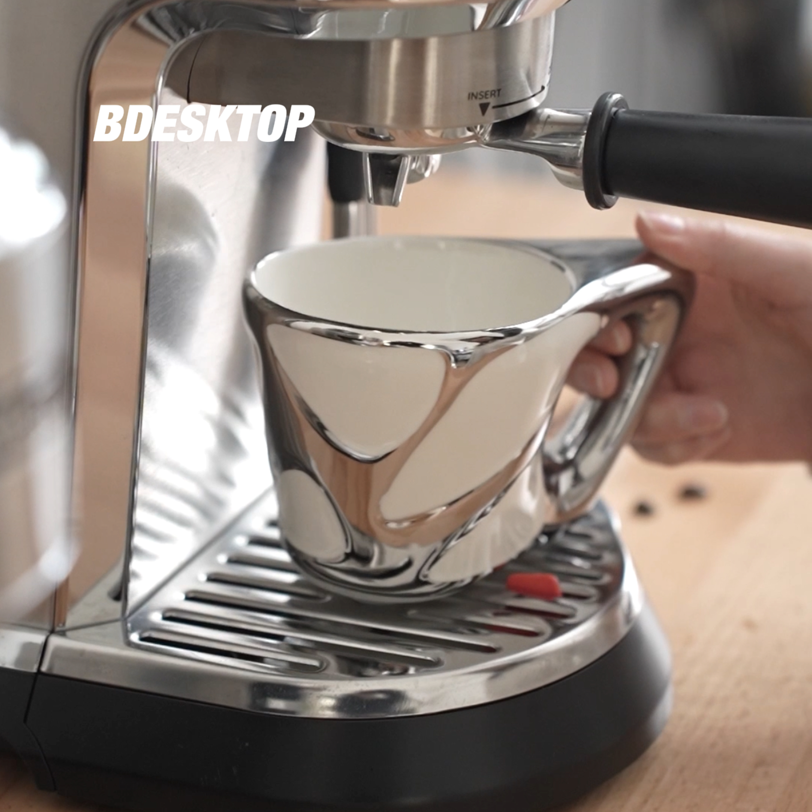 Bdesktop Design Shop | Textured Ceramic Coffee Mug-Caffeine Awakens Wandering Brain Cell