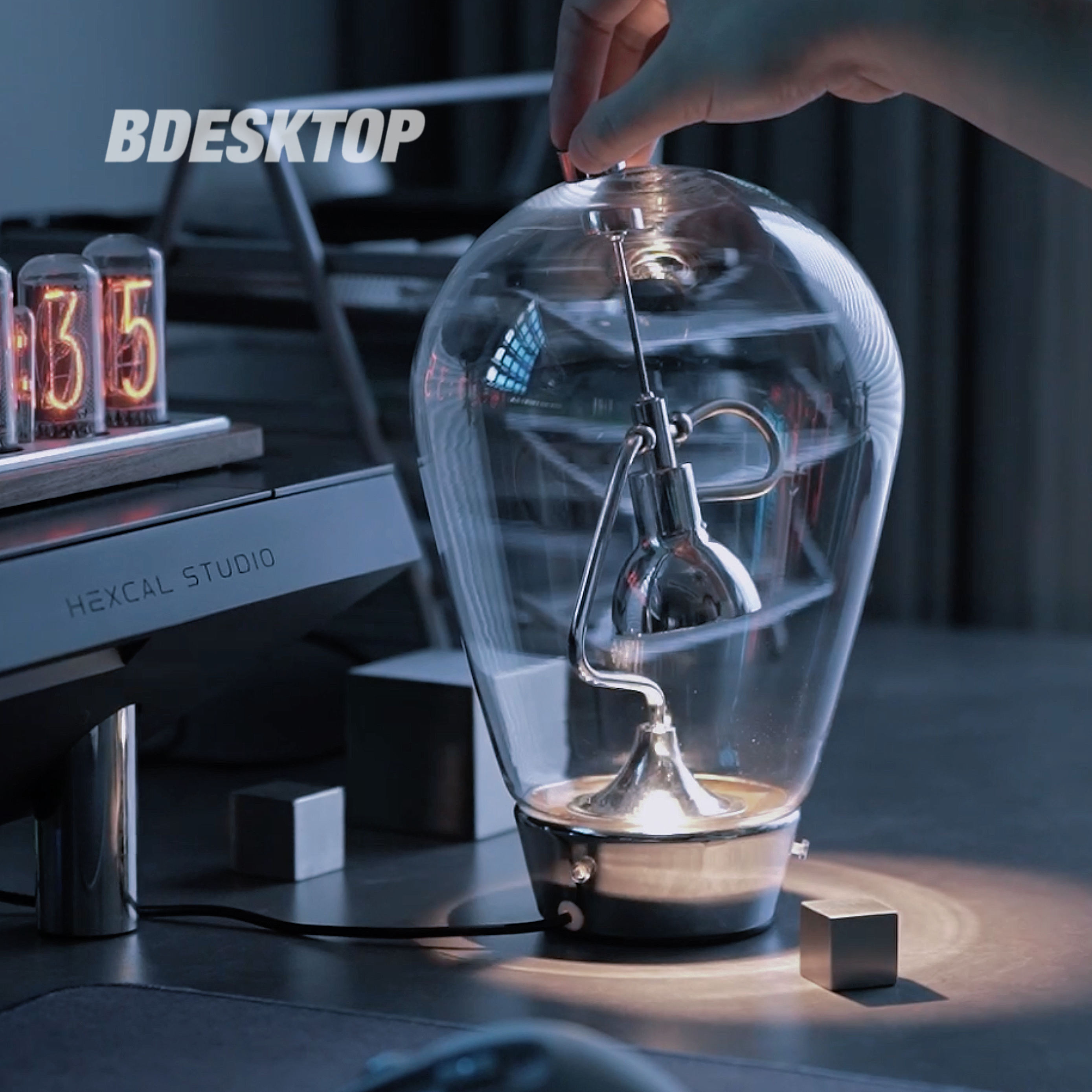 Bdesktop Design Shop | Industrial creative design office desk and bedroom bedside touch dimming lamp