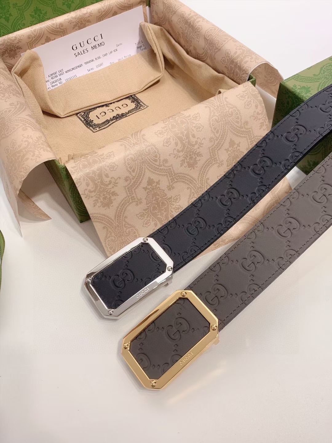 GUCCl classic belt👉 size 3.8