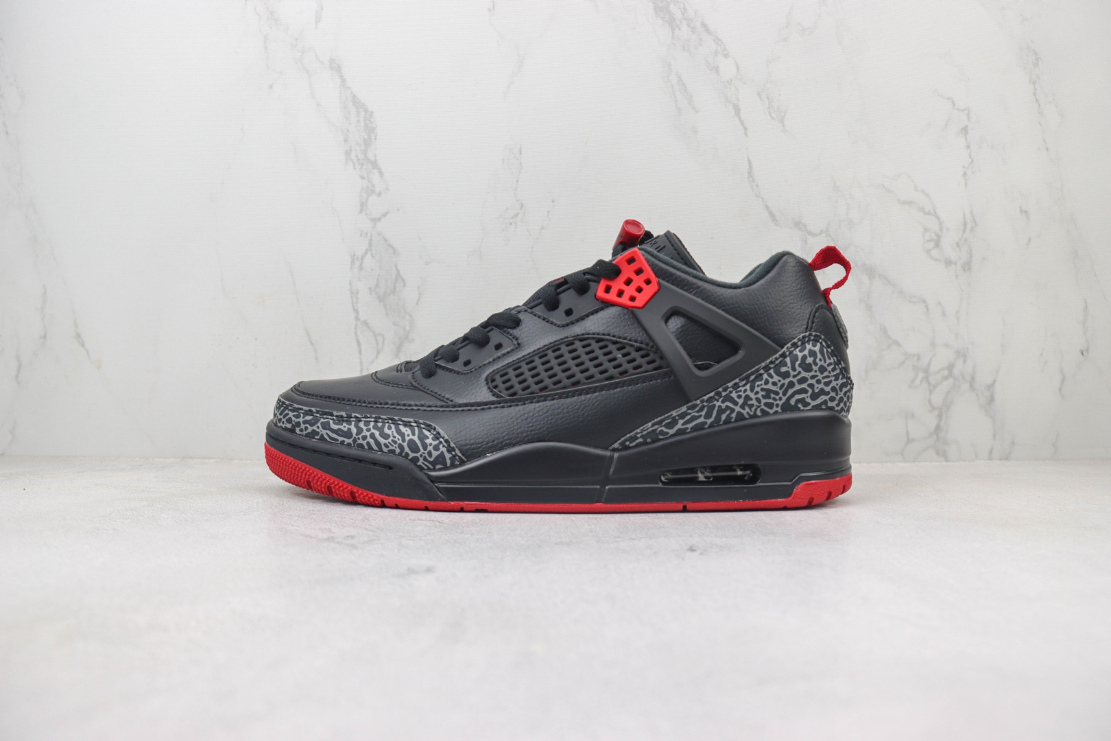 Air Jordan Spizike Low Jordan 3.5 generation basketball shoes black and red FQ1759-006