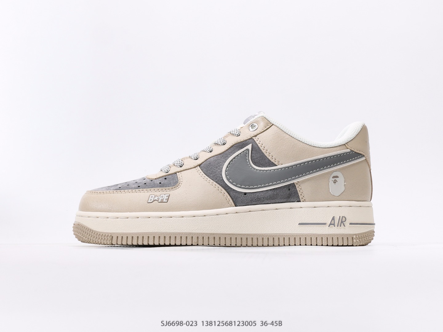 Nike Air Force 1 Low Air Force One Low-top versatile casual sports shoes Item number: SJ6698-023#13812568123005