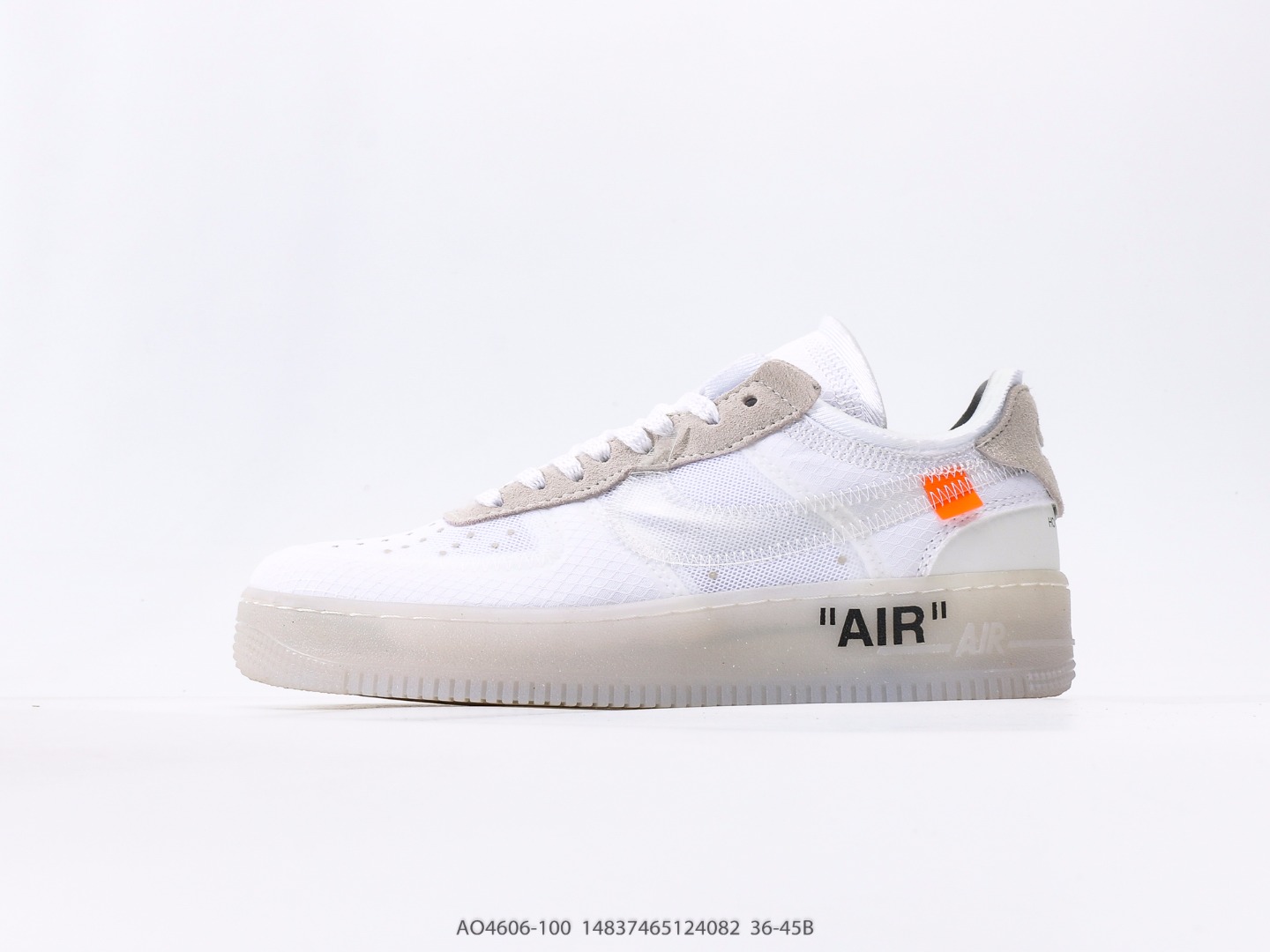 OFF-WHITE x Nike Air Force 1 OW joint product number AO4606-100#14837465124802