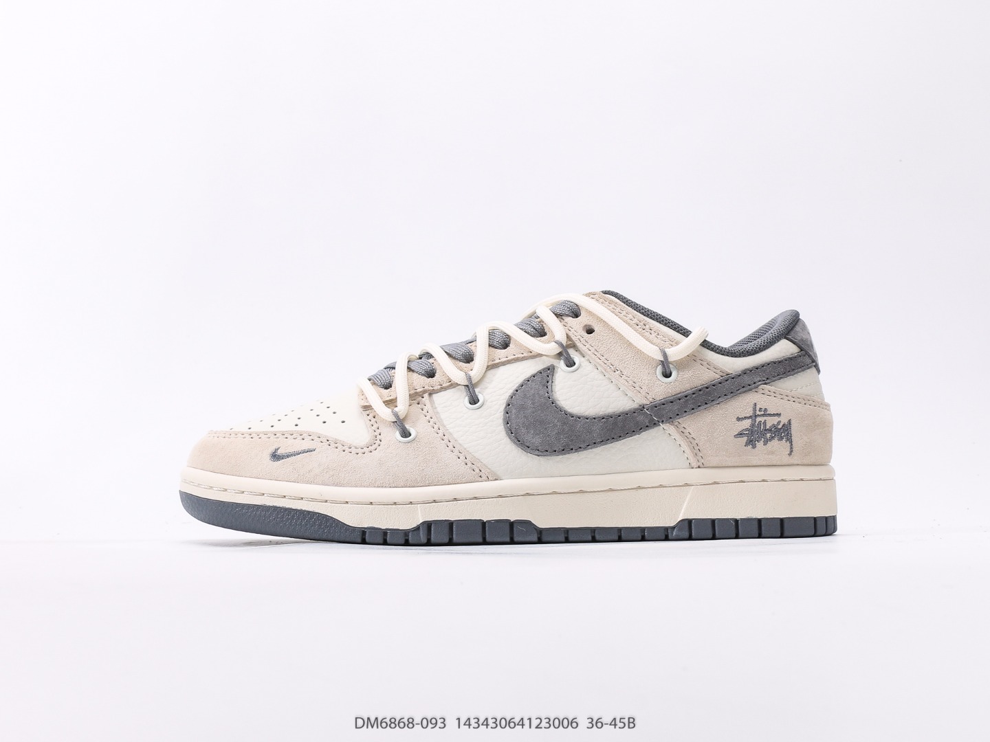 NIKE DUNK LOW Dunk Series Retro Low-top Casual Sports Skateboard Shoes Item No.: DM6868-093#14343064123006