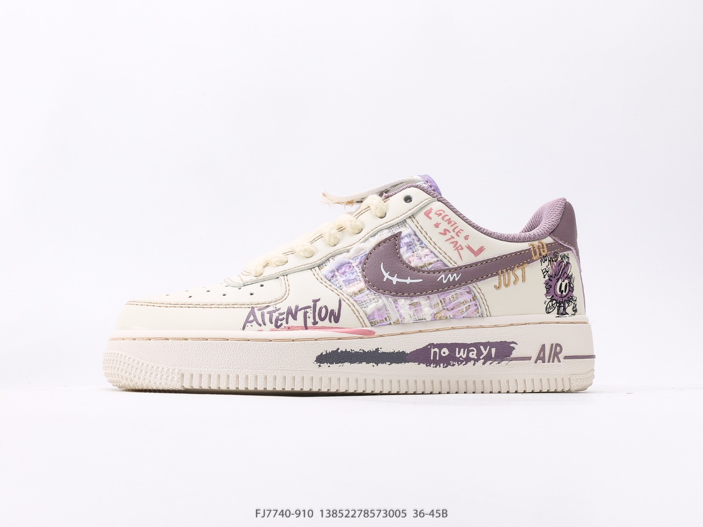 Nike Air Force 1 Low Air Force One Low-top versatile casual sports shoes Item number: FJ7740-910#13852278573005