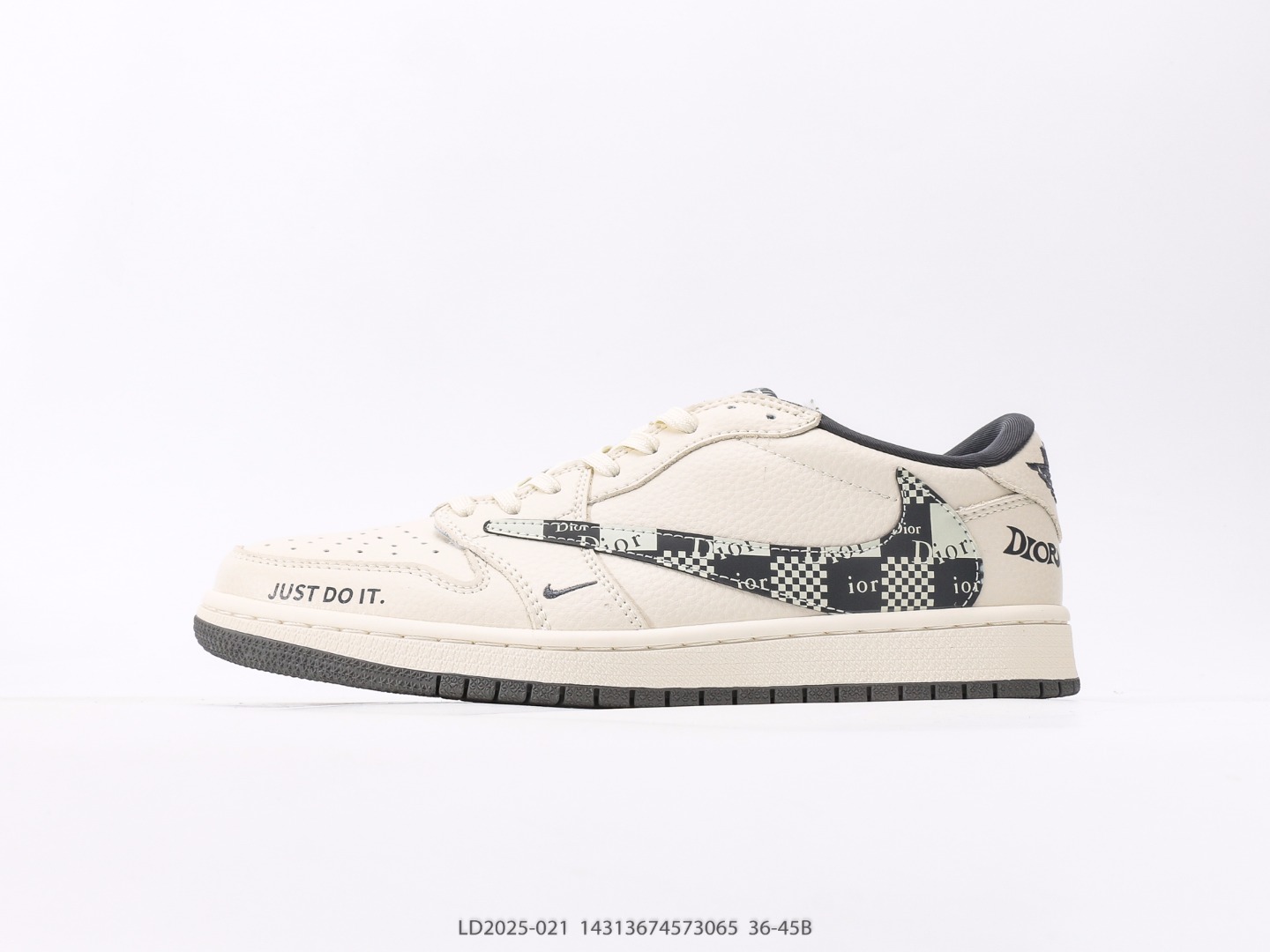 Fragment x Travis Scott x Air Jordan 1 Low three-party joint inverted hook Item number: LD2025-021#14313674573065