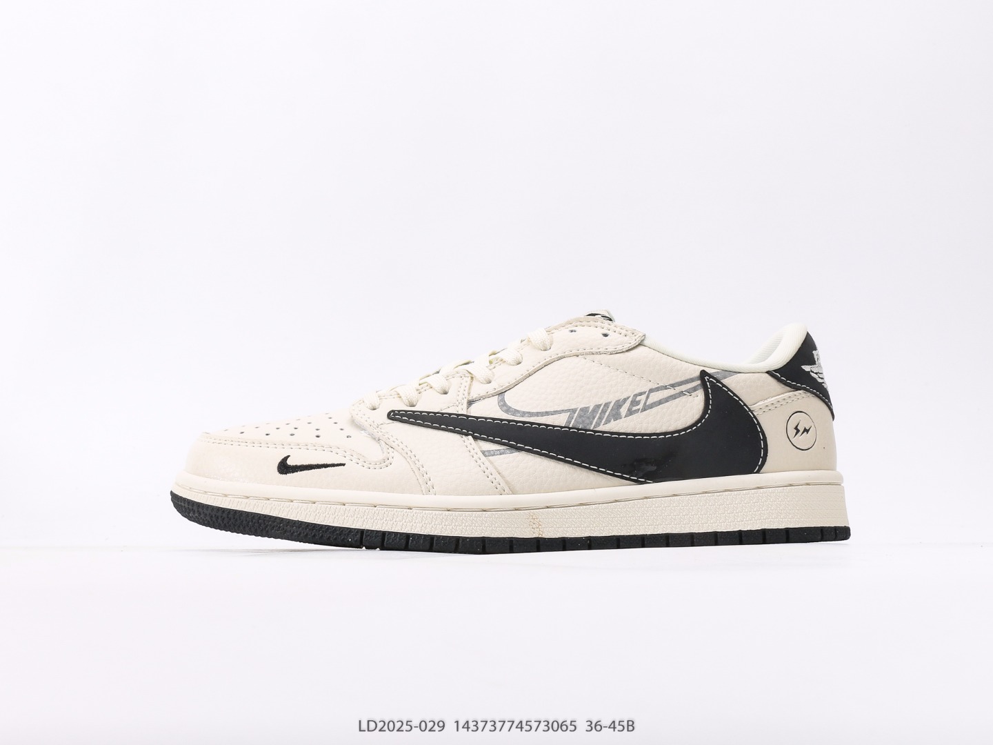 Fragment x Travis Scott x Air Jordan 1 Low three-party joint inverted hook Item number: LD2025-029#14373774573065