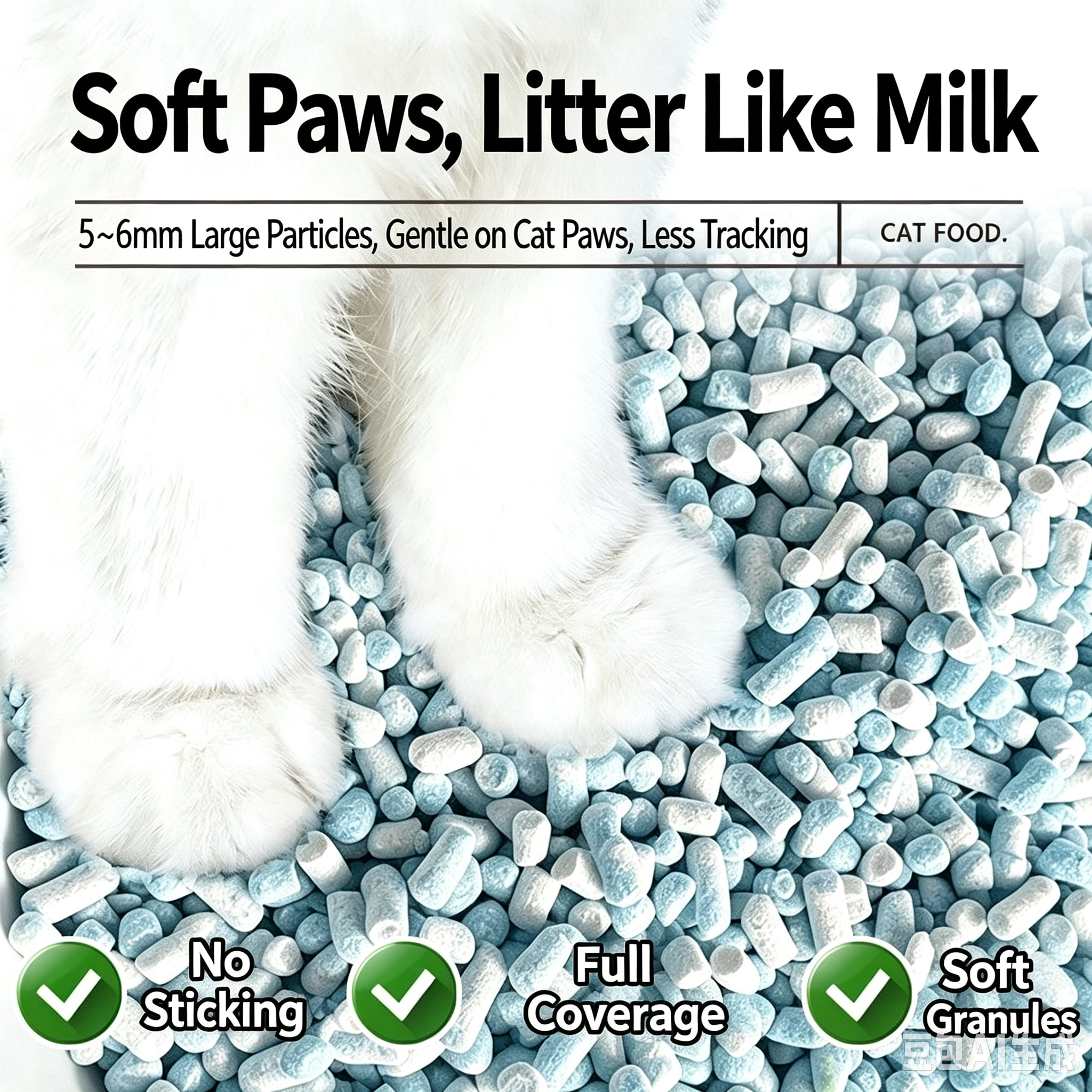 Environmental Protection Biodegradable Pulp Cat Litter