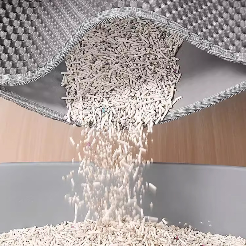 Waterproof cat litter mat cat sand mat cat litter mat cat foot mat washable double litter mat