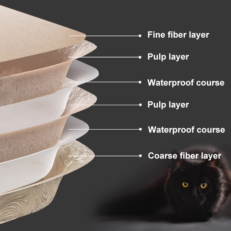 Pulp Tray for Cat Litter