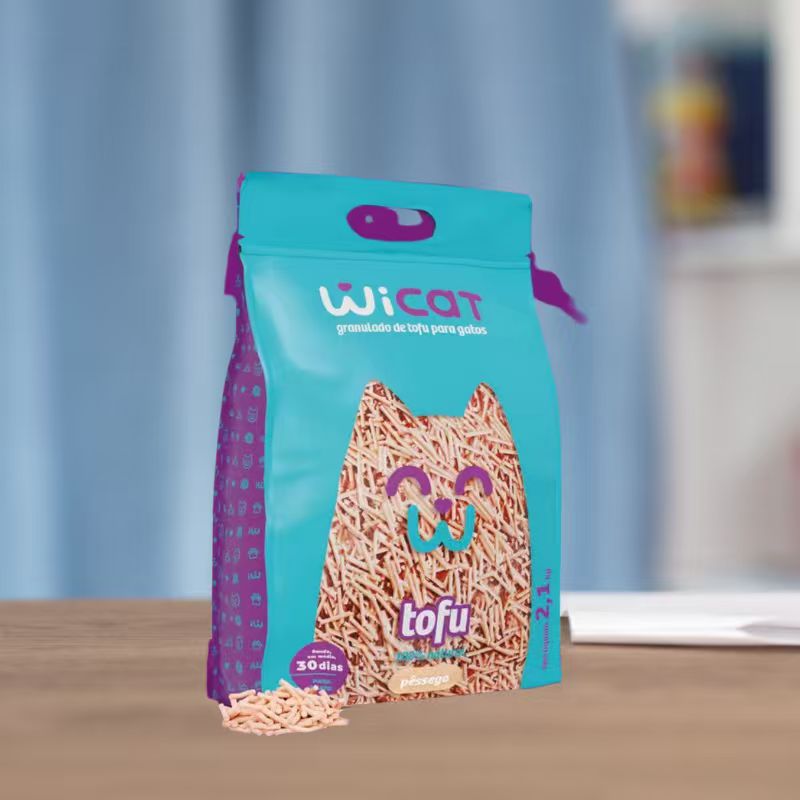 Environmental Protection Biodegradable Peach-Scented Tofu Cat Litter