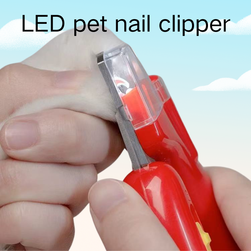 LED Pet Nail Clipper for Dogs Cats