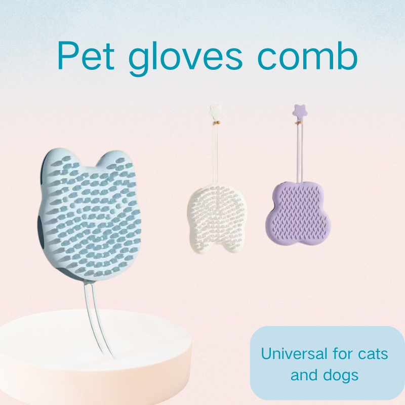 Pet glove comb