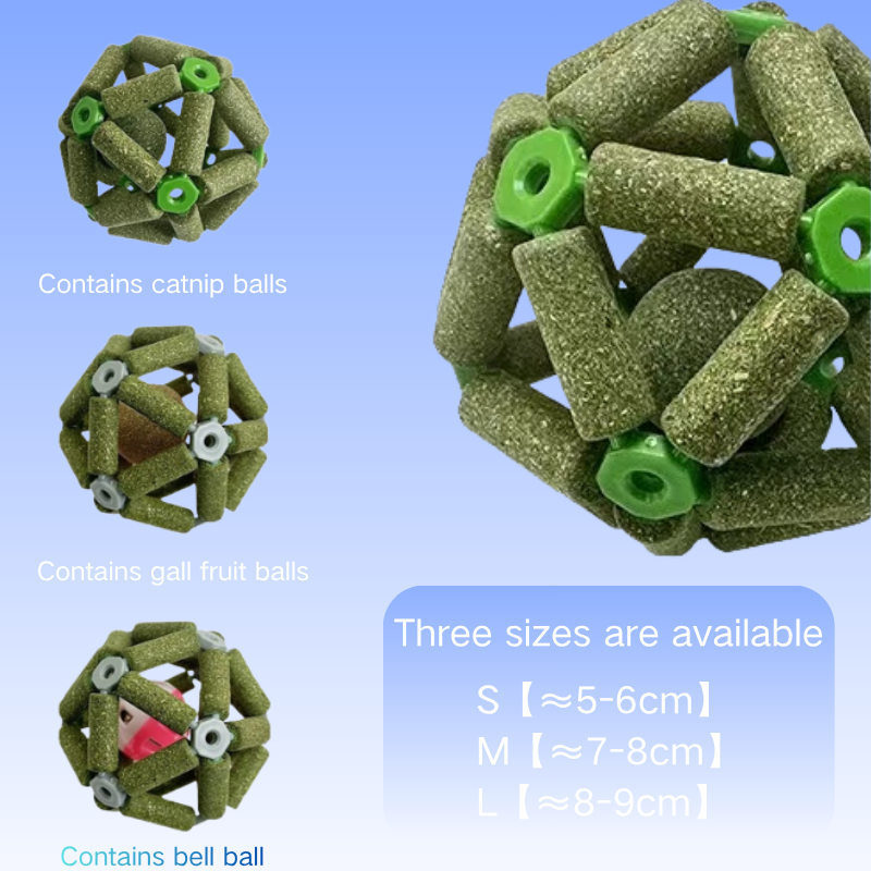 Hand-Knitted catnip balls