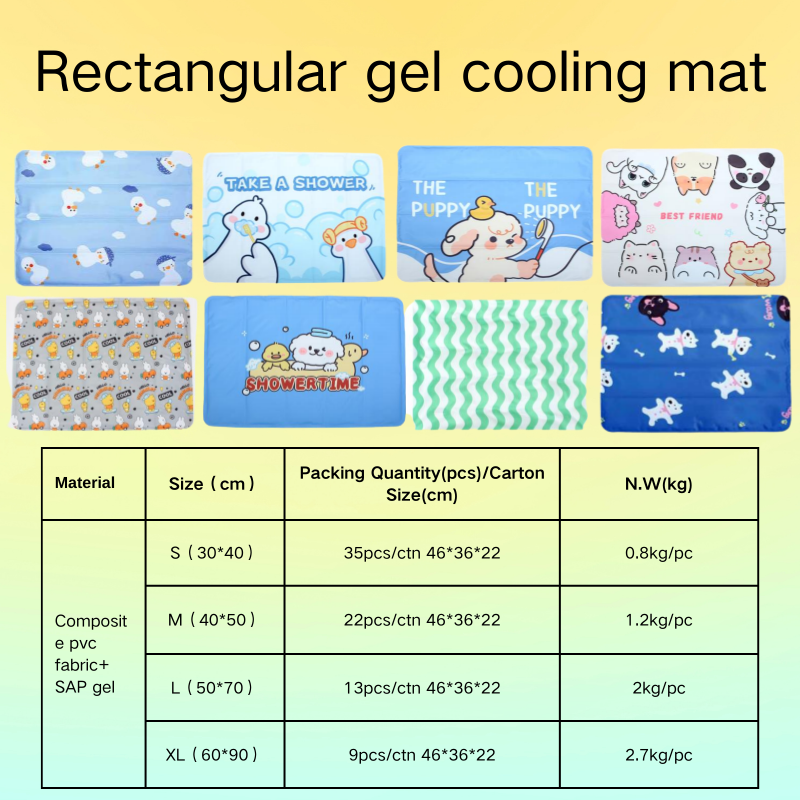 CAT LITTER MANUFACTURER Summer Cooling Pet Ice Pad（Pattern customization）