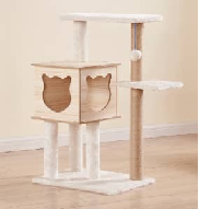 Cat Ceiling Tree Tower Large Cats Condo Tree Play Furniture Scratcher Cat Climbing Frame Tree