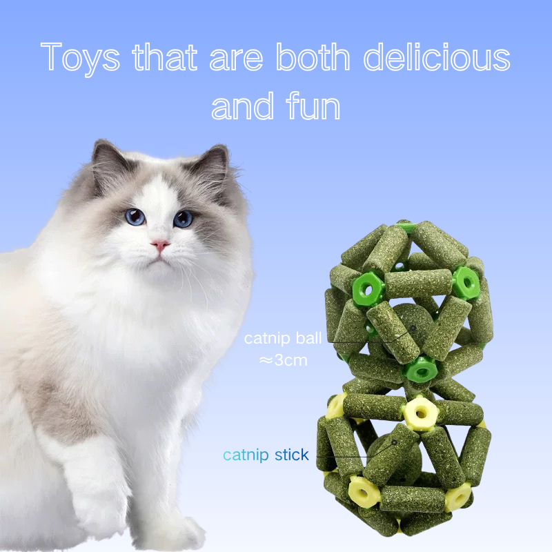 Hand-Knitted catnip balls