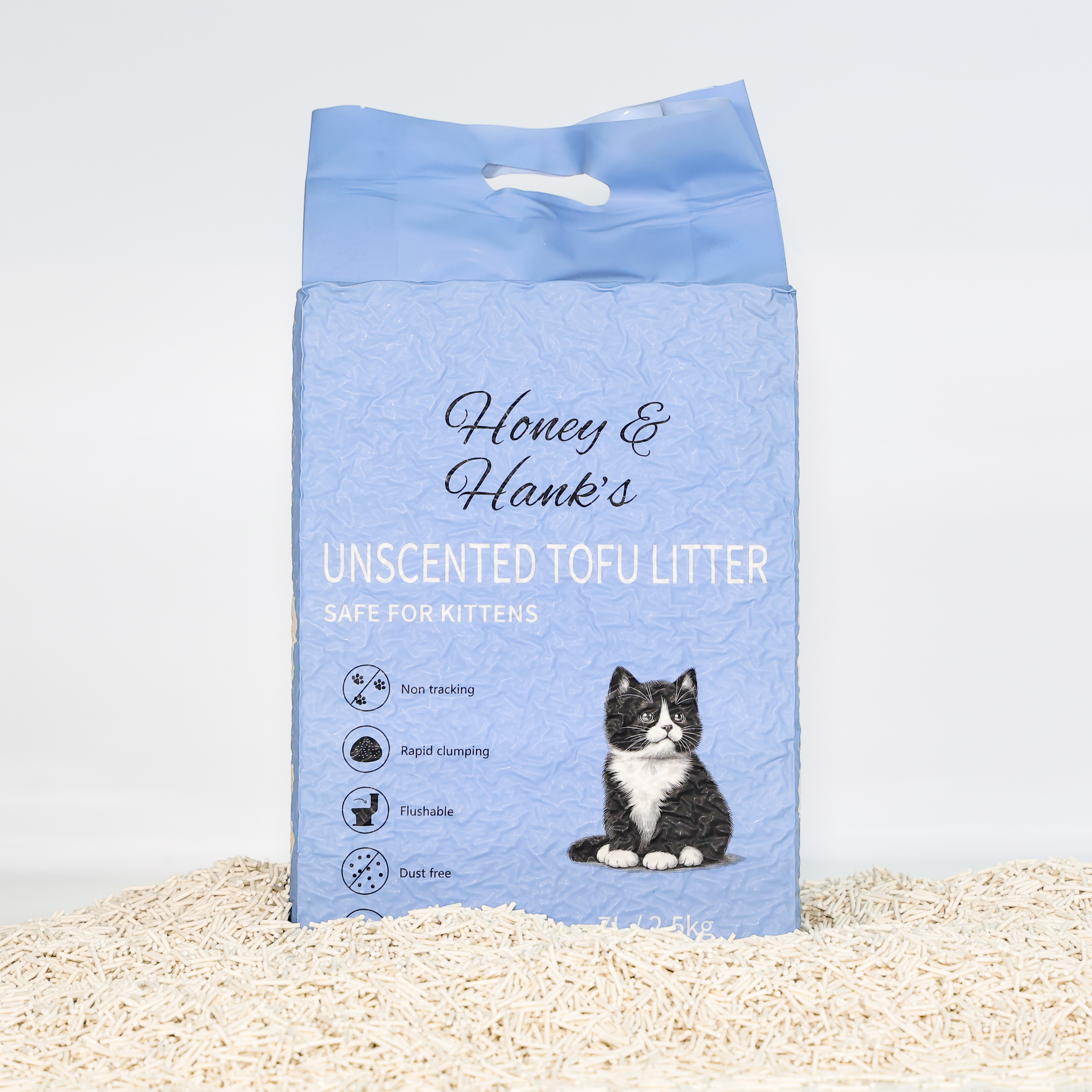 Environmental Protection Biodegradable Tofu Cat Litter, Microcapsule Granular Flavor