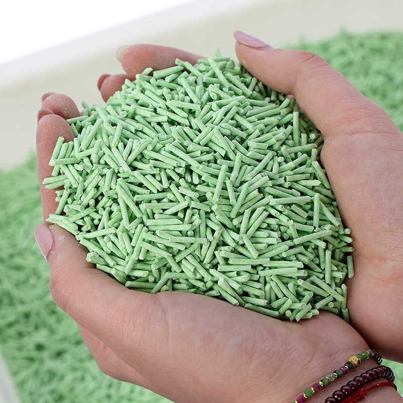 Environmental Protection Biodegradable Green Tea Tofu Cat Litter