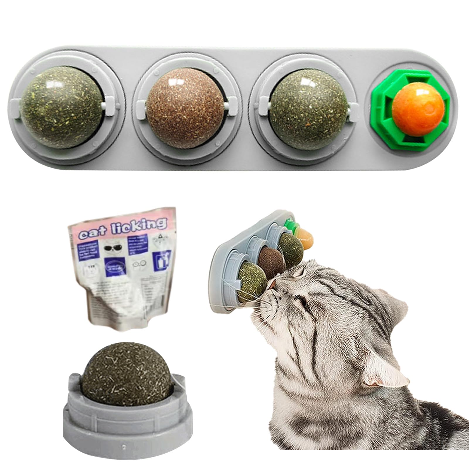 Cat Toy Ball Matabi Ball Licking Cat Cat Scratching Help Digestion Teeth Cleaning Relieve Stress