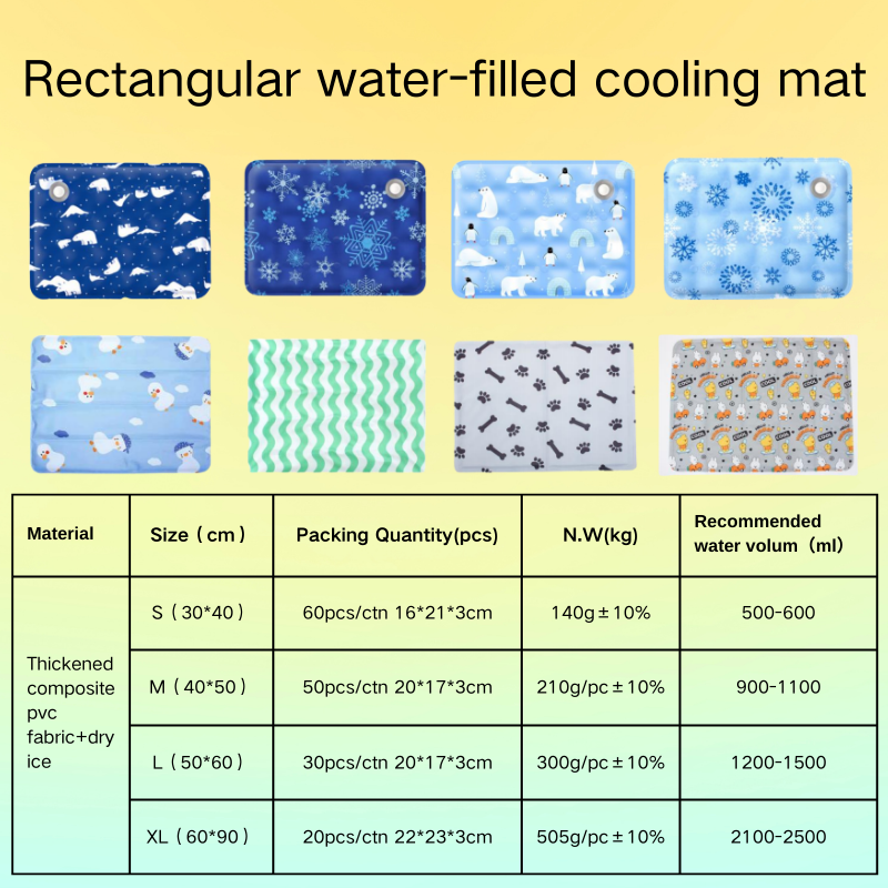 CAT LITTER MANUFACTURER Summer Cooling Pet Ice Pad（Pattern customization）
