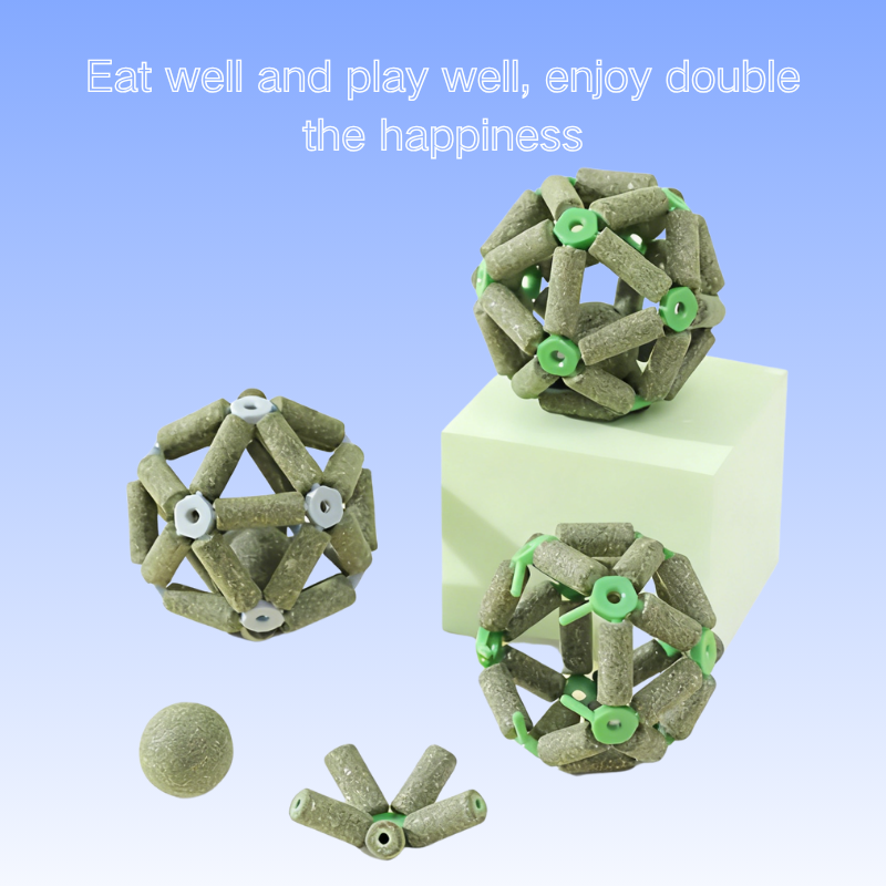 Hand-Knitted catnip balls