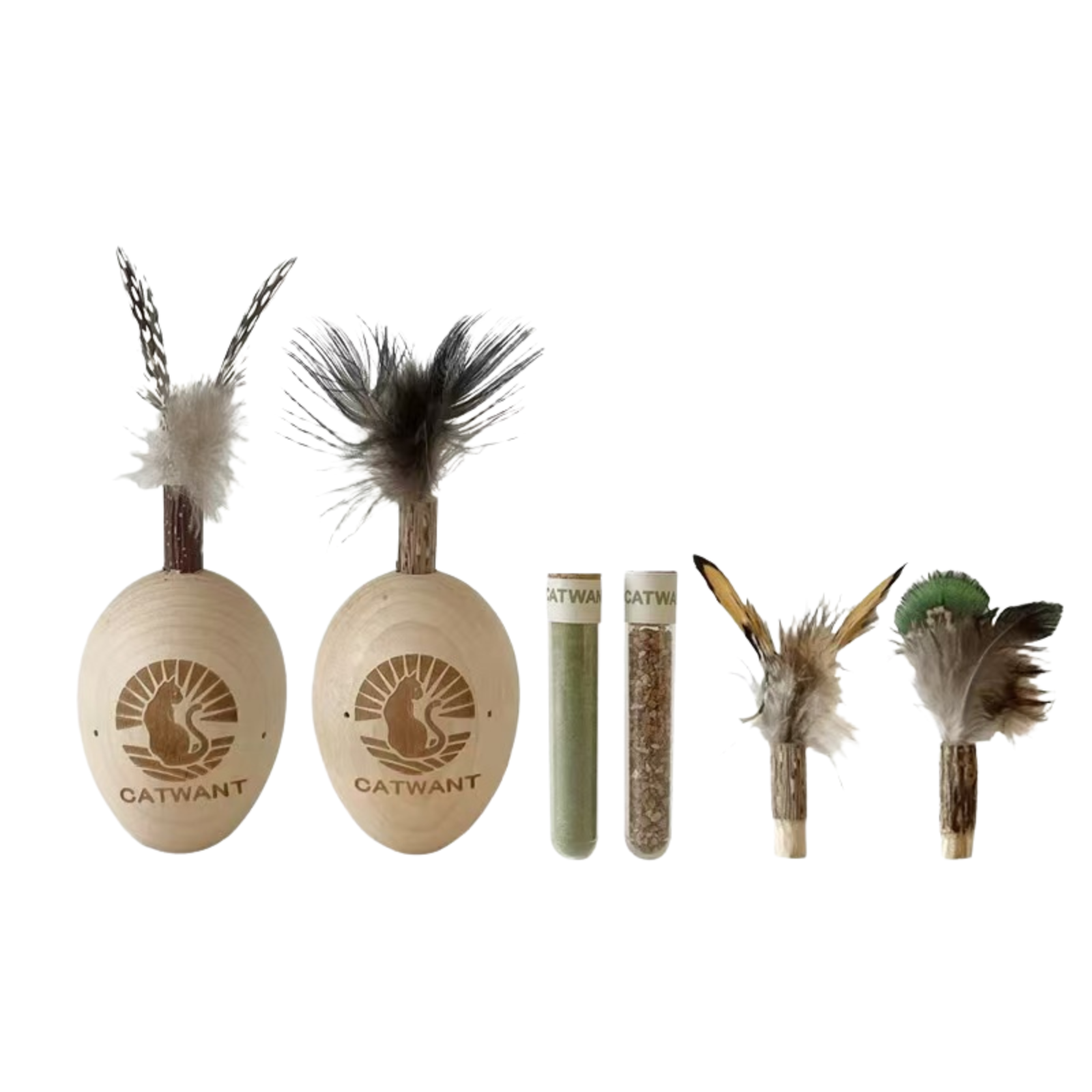 Magic Rotating Wooden Egg