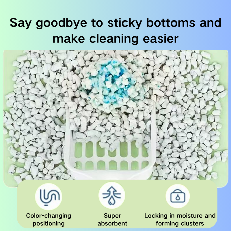 Biodegradable Paper Cat Litter - Environmental Protection Natural Odor Control Litter