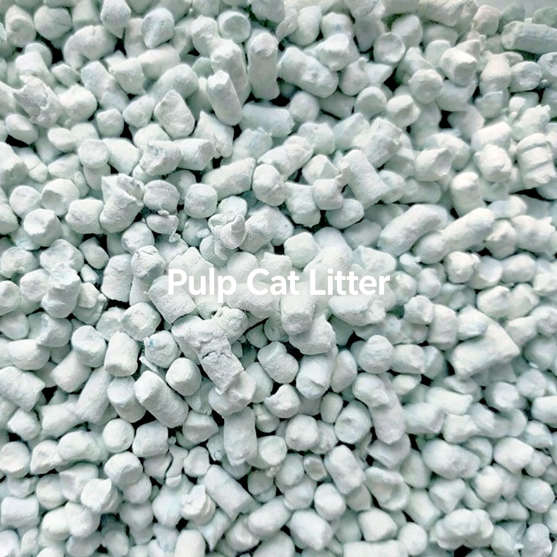 Environmental Protection Biodegradable Pulp Cat Litter