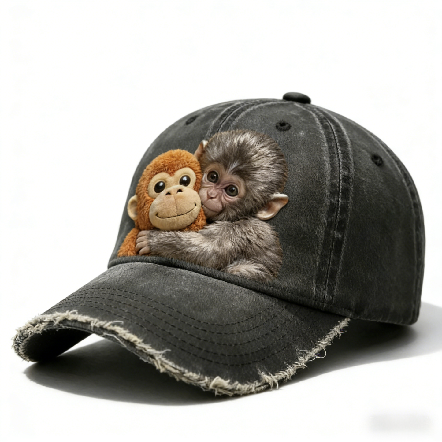 Punch The Monkey Vintage Washed Baseball Cap🐒