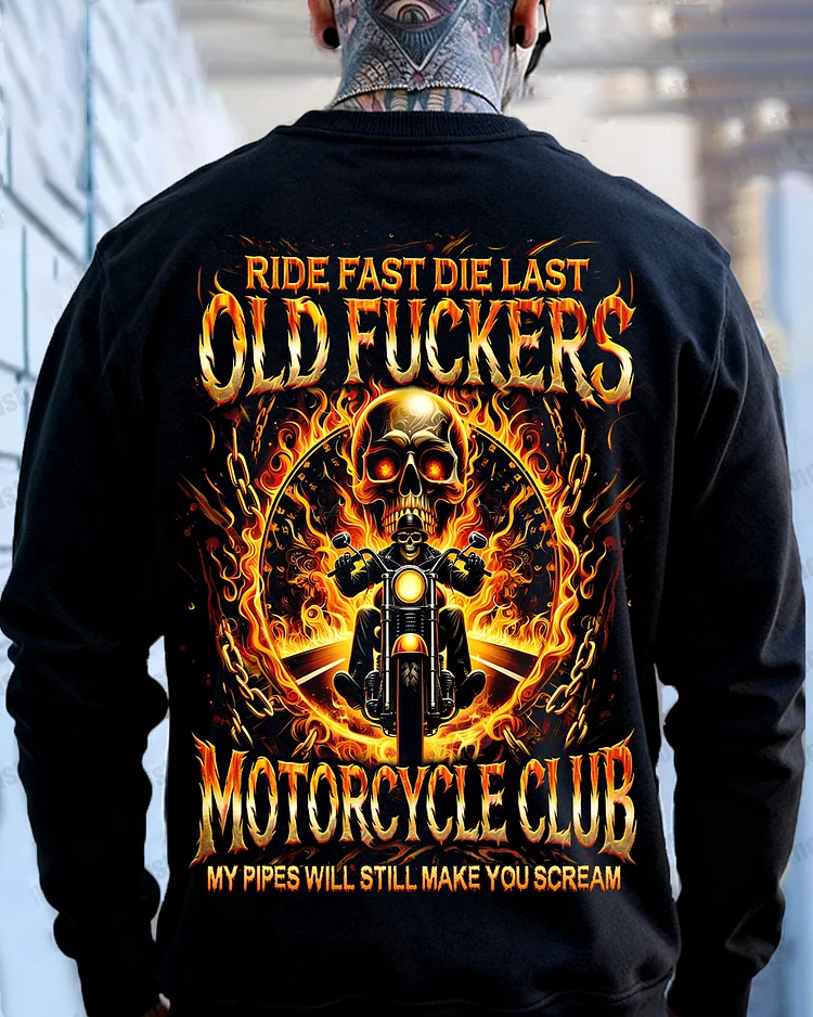 Old Fuckers Motorcycle Club Custom Year Sweatshirt/T-shirt/Hoodie