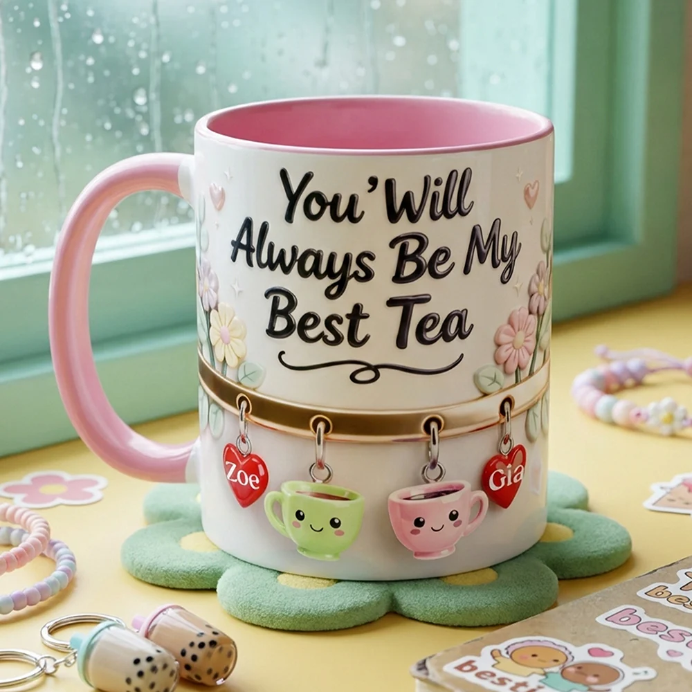 Best Tea Coffee Accent Mug - Personalized Gifts For Besties