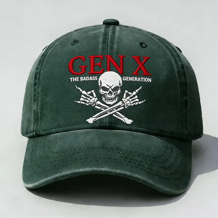 Gen X The Badass Generation Embroidery Cap