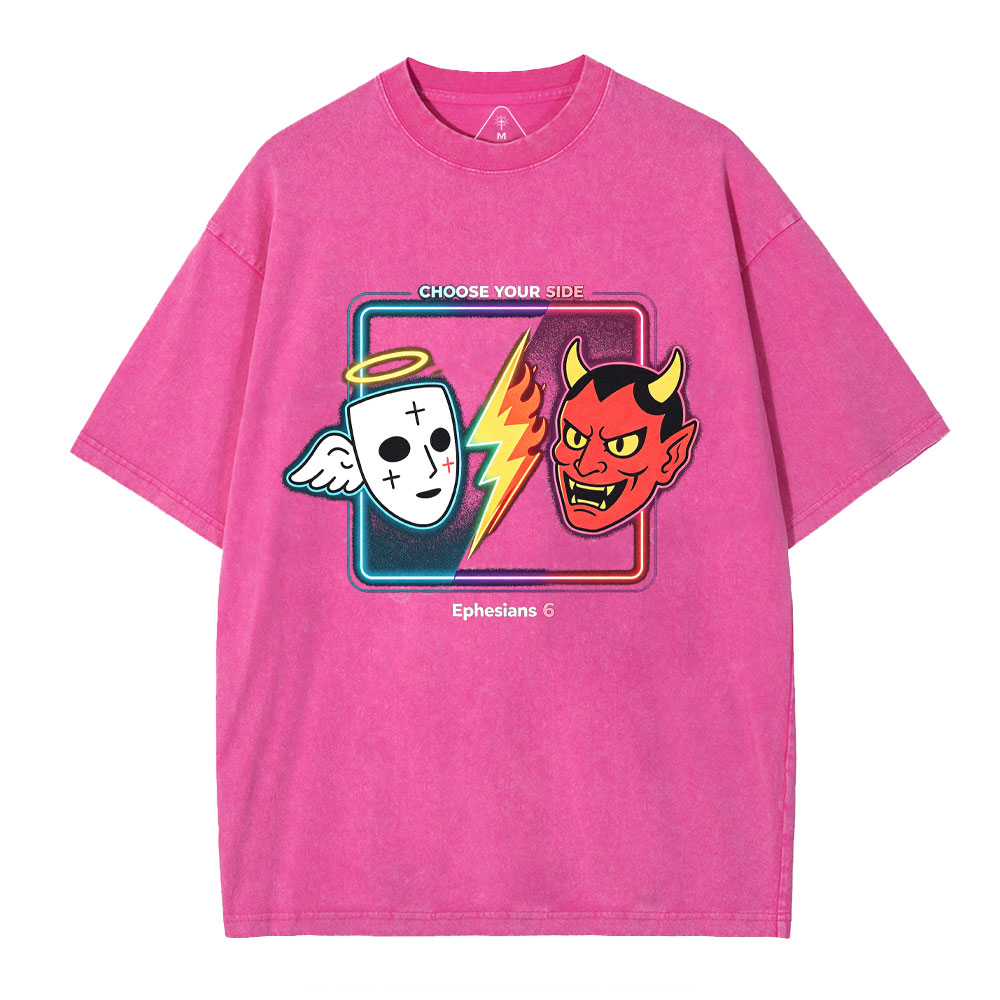 Choose Your Side Christian Washed T-Shirt