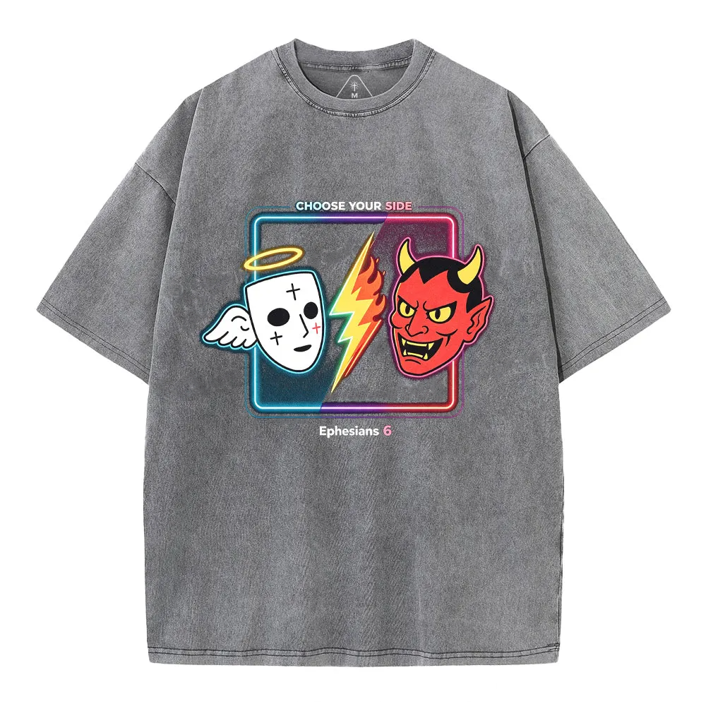 Choose Your Side Christian Washed T-Shirt
