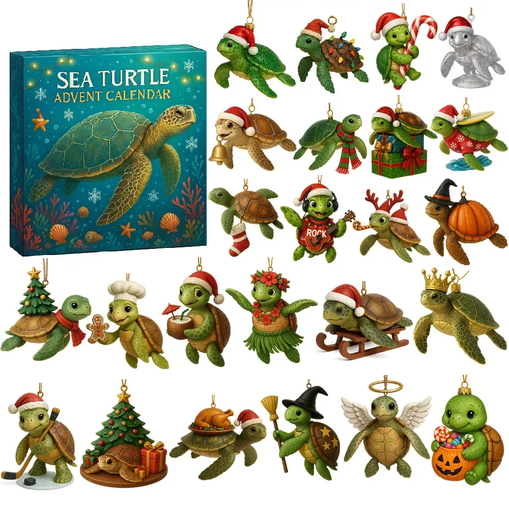 🎄Christmas Pre-Sale 49%OFF🎁Sea Turtle Advent Calendar