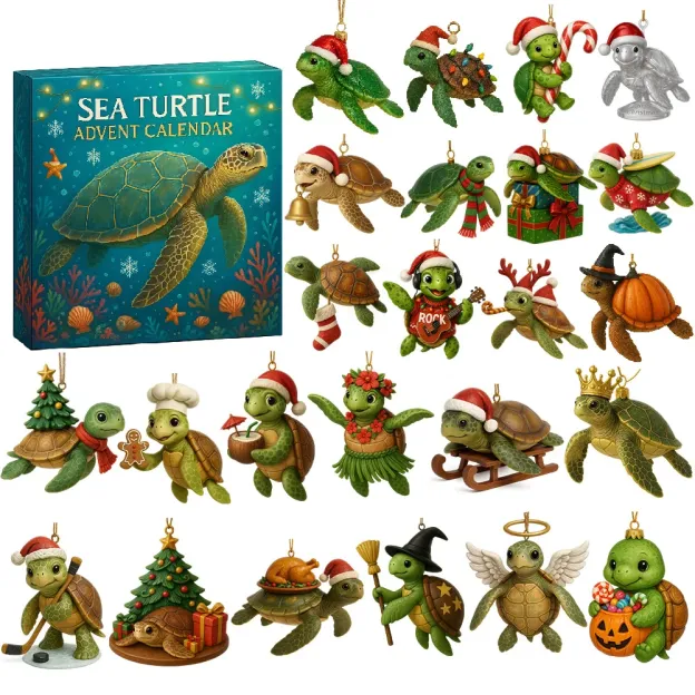 🎄Christmas Pre-Sale 49%OFF🎁Sea Turtle Advent Calendar