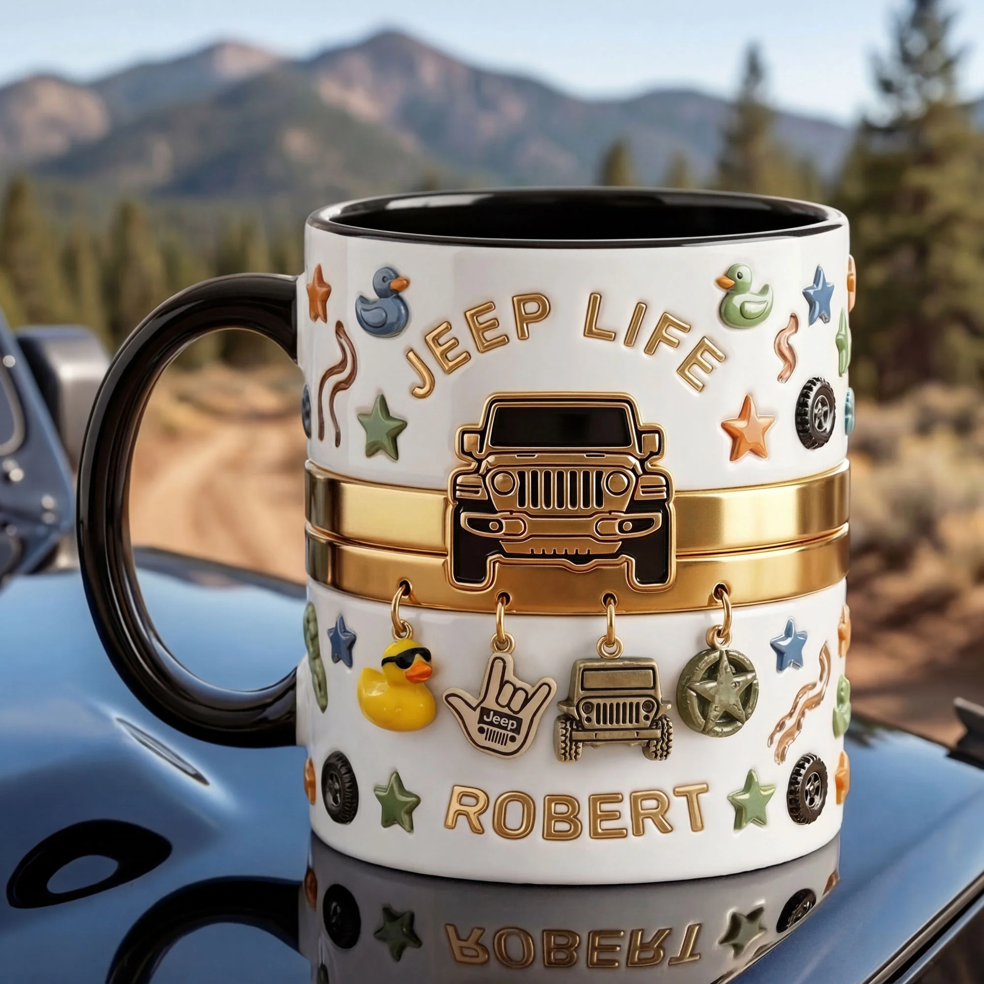 Personalized Off Road Coffee Accent Mug