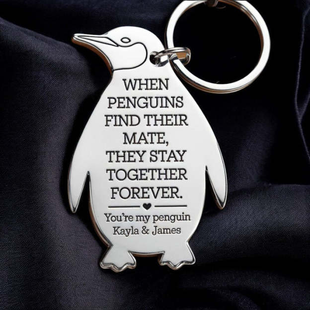 You're My Penguin keychain Gift For Love