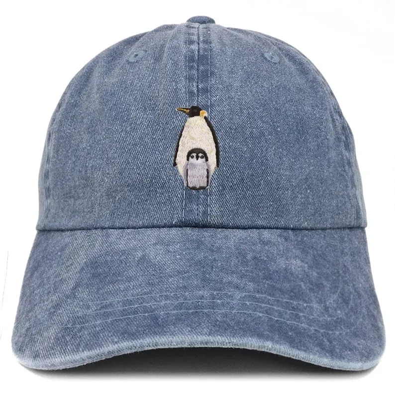 Penguin Patch Pigment Dyed Washed Baseball Cap