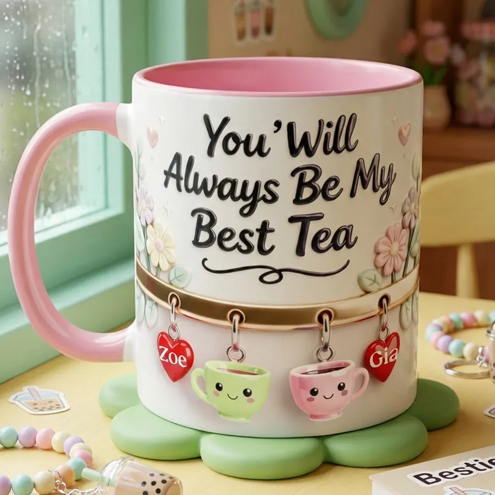 Best Tea Coffee Accent Mug - Personalized Gifts For Besties