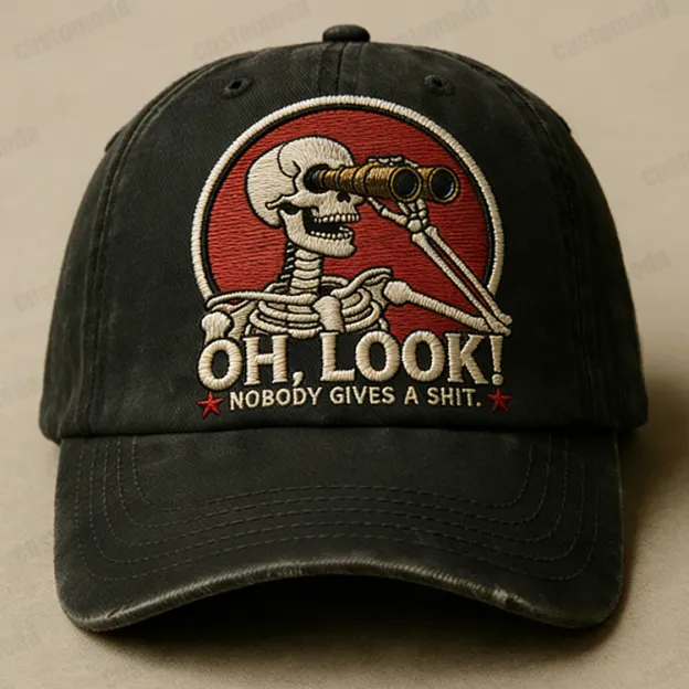 Oh Look Nobody Gives A Sh*t Embroidery Cap