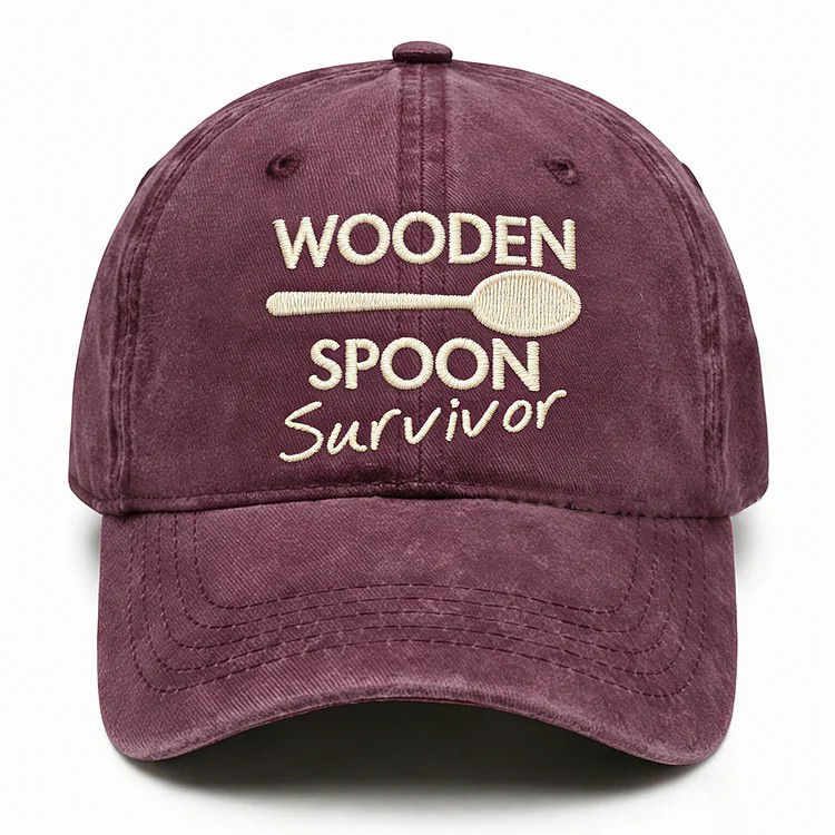 Wooden Spoon Survivor Embroidery Cap