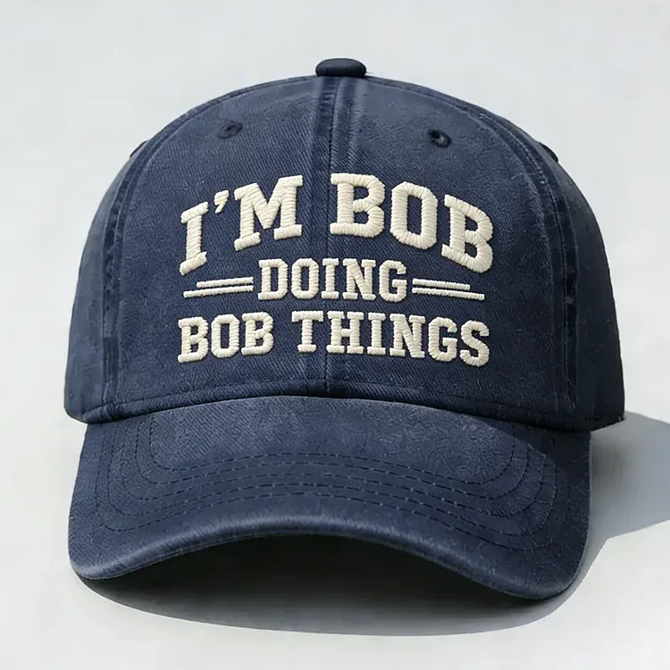 I’M DOING THINGS” Custom Name Embroidery Cap – Personalized Attitude Hat