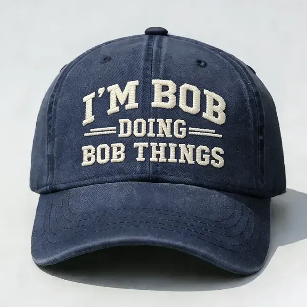 I’M DOING THINGS” Custom Name Embroidery Cap – Personalized Attitude Hat
