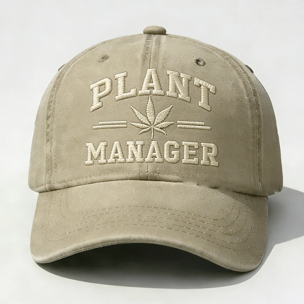 Plant Manager Embroidery Cap