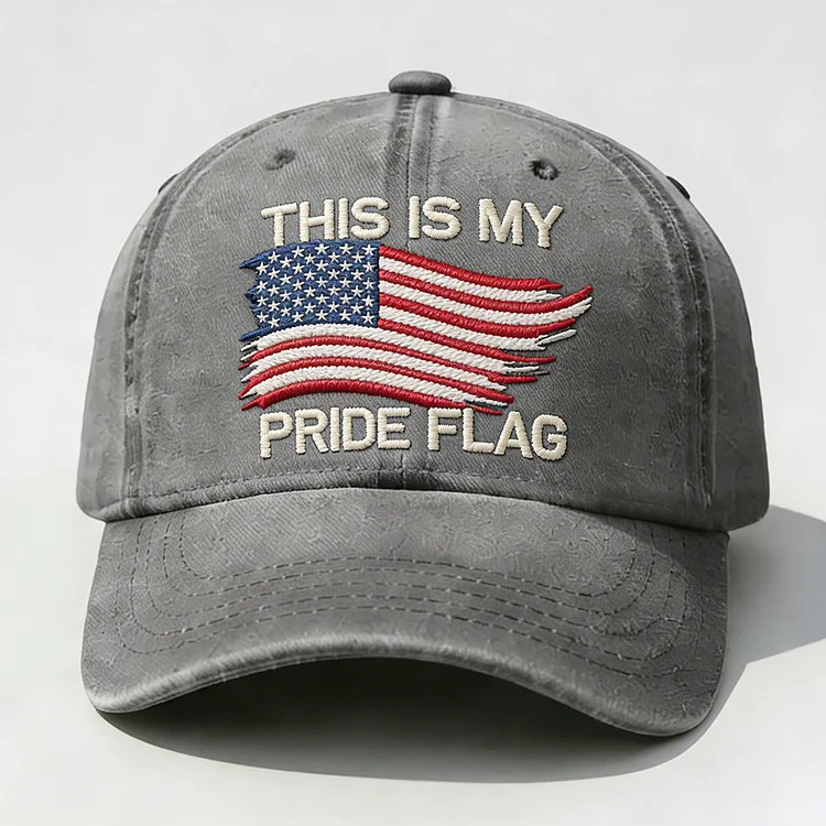 This Is My Pride Flag Embroidery Cap