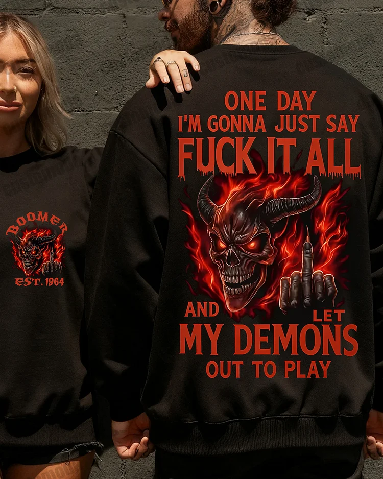 One Day I'm Gonna Just Say F*Ck It All Custom Year Gen X, Boomer Sweatshirt/T-shirt/Hoodie