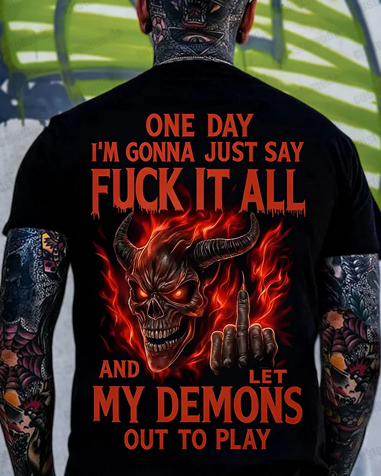 One Day I'm Gonna Just Say F*Ck It All Custom Year Gen X, Boomer Sweatshirt/T-shirt/Hoodie