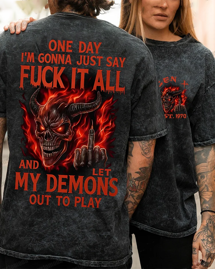 One Day I'm Gonna Just Say F*Ck It All Custom Year Gen X, Boomer Sweatshirt/T-shirt/Hoodie